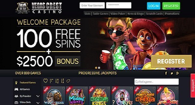 Vegas crest online casino