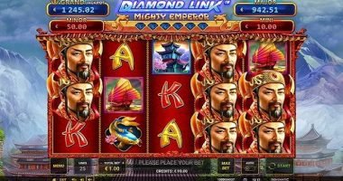 Diamond Link Mighty Emperor (Greentube) Slot Review